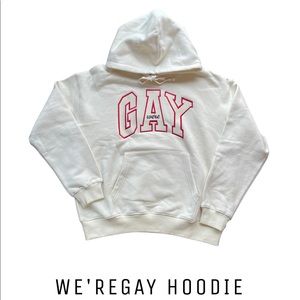 WE’REGAY Tan Unisex Hoodie